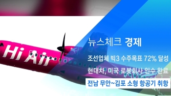 [뉴스체크｜경제] 전남 무안~김포 소형 항공기 취항