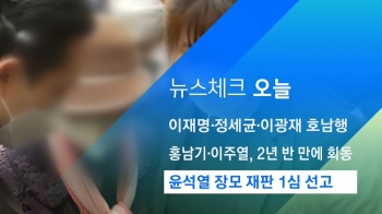 [뉴스체크｜오늘] 윤석열 장모 재판 1심 선고