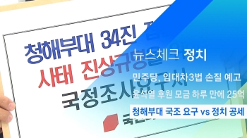 [뉴스체크｜정치] 청해부대 국조 요구 vs 정치 공세