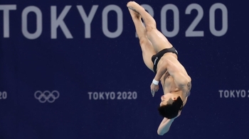 한국 다이빙의 새 역사…우하람 4위 '역대 최고 성적'