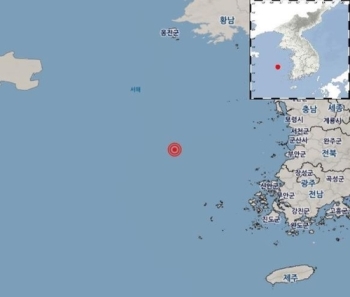 군산 어청도 서남서쪽서 규모 4.0 지진…올해 한반도 지진중 가장 커