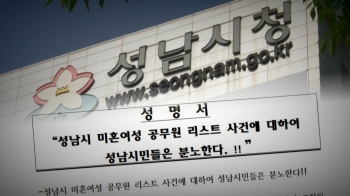 성남시의원들 “미혼 여성 명단은 범죄…은폐 의혹도“