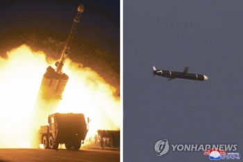 북한 “신형 장거리순항미사일 시험발사“…김정은 참관 안해