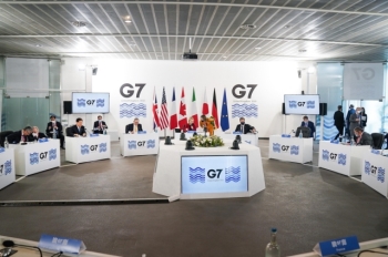 정의용, G7외교장관회의서 공급망복원 강조…주요국과 양자회담