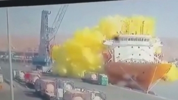 요르단 항구서 염소 탱크 추락…유독가스에 최소 13명 사망