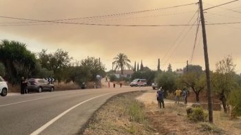 [영상] 불타는 유럽 남부…산불로 주민 수만 명 대피