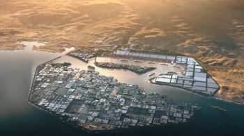 [영상] 사우디 사막에 길이 120㎞ 초대형 건물 들어선다…1300조 투입 계획