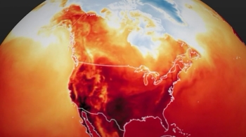 [영상] 미국 중부 대평원 46도 강타…시뻘겋게 끓는 지구
