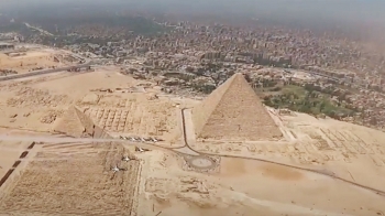 [영상] 피라미드 상공에 우리 공군 떴다…블랙이글스, 외국군 최초 비행