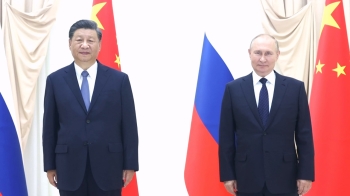 시진핑-푸틴 대면 회담서 '반미 공조' 밀착…미 “깊은 우려“
