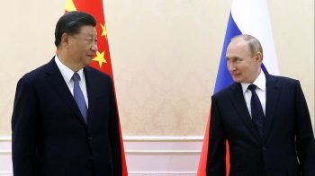 우크라 전쟁 이후 첫 만남…시진핑·푸틴 '반미' 밀착