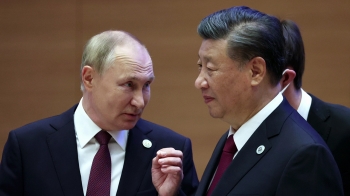 푸틴 속 태우는 시진핑? 코로나 핑계로 단체사진·만찬 '패싱'