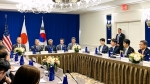 한·미·일 외교장관 회담…"북핵 위협에 3국 긴밀 공조"