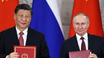 중·러 정상 '반미 연대' 밀착…푸틴, 시진핑에 초특급 의전