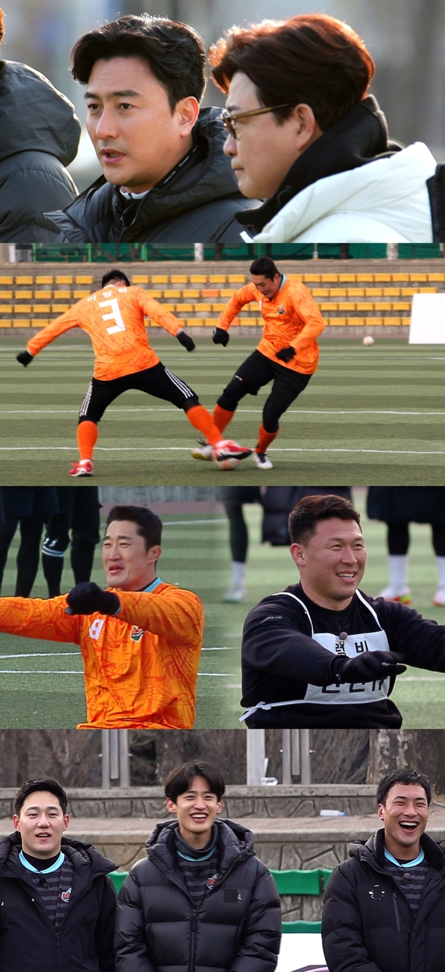 '뭉찬2' 김동현이 달라졌다! 숨겨왔던 축구 재능 뽐내