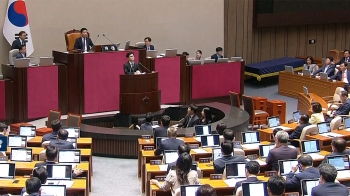 한동훈 '이재명 혐의설명'에 고성 반발…국회의장 “제발 조용“ [현장영상]