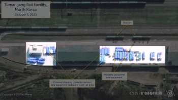 “두만강역에 궤도차 역대 최다“…북·러 무기 거래 시작했나