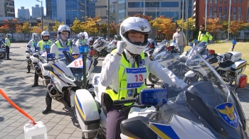 운행실력 최고는 누구?…전국 경찰 '싸이카' 경진대회