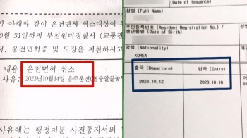 [사반 제보] 해외에 있는데 '음주단속'?…신분증 도용 당해 이혼 위기