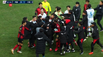 [오늘, 이 장면] 축구의 '벤치 클리어링'…결국 상벌위원회 열기로