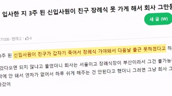 “입사 3주된 신입, 휴가 못 쓰게 하자 퇴사하네요“…사연 놓고 '시끌'