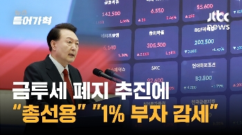 금투세 폐지 추진에 “총선용“ “1% 부자 감세“