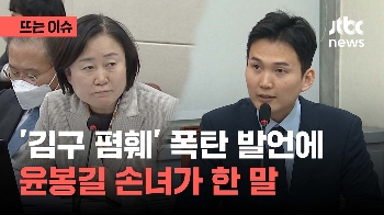 '김구 폄훼' 폭탄 발언에...윤봉길 손녀가 한 말 