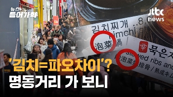 '신치'로 바꾼다더니…여전히 명동엔 '김치=파오차이'