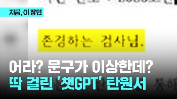 어라? 문구가 이상한데?...탄원서도 '챗GPT' 시대