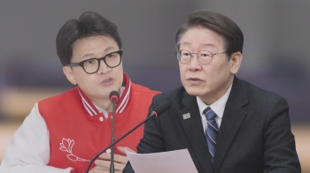 한동훈-이재명, 서로 향해 “패륜“…총선 코앞 거칠어진 설전