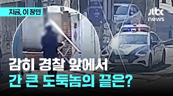 경찰 앞에서 '시치미 뚝' 담 넘는데…간 큰 도둑의 '결말'