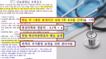 연봉 4억대·주 4.5일 근무도 시큰둥…지방 의료원 인력난