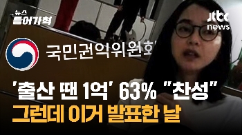 [영상] 권익위 '저출생' 조사 발표...정작 '김건희 여사' 조사는?