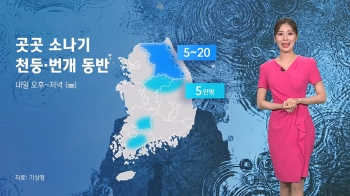 [날씨] 서울 낮 31도까지 올라…일부 지역엔 '소나기'