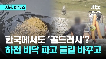 우리나라에서도 '골드 러시'?…하천 바닥 긁는 사람들 쫓아가보니