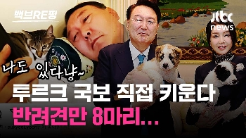 [백브RE핑] “윤 대통령, 반려견 밥 직접 만든다“ 투르크 국견 직접 키운다는 윤 대통령 부부