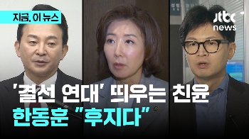 '원희룡·나경원' 연대설 솔솔…한동훈 “친소관계 기준, 참 후져“