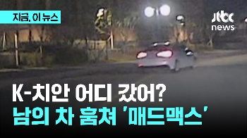 K-치안 어디 갔어?…남의 차 훔쳐 '매드맥스'