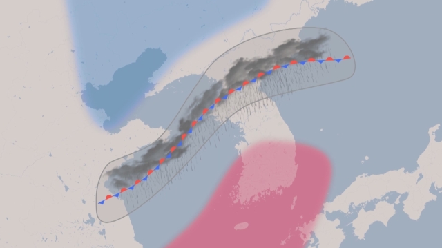 정체전선에 한반도 '물길' 열렸다…낙뢰·돌풍도 발달