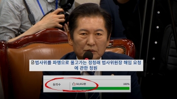 '정청래 제명 청원' 5만명 넘었다…정청래 “대찬성“ 말한 이유