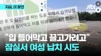 “입 틀어막고 끌고가려고“…잠실서 여성 납치 시도