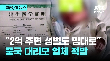 “2억 주면 아기 성별도 맘대로 골라“…중국서 불법 대리모 업체 적발