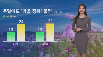 [날씨] 주말에도 '가을 정취' 물씬…아침 안개 자욱