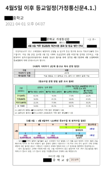 어느 중학교의 이상한 등교결정…교사 1표는 학부모 10표?