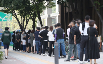 열흘 만에 700명대, 신규 확진 744명…1차 접종률 14.5%