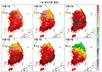  순천 30.8도, 담양 30.4도…때아닌 '10월 더위' 왜? 