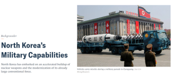 미 외교협회 “북한, 핵무기 100개 만들 핵물질 보유“
