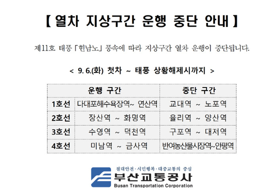 〈자료=부산교통공사 제공〉