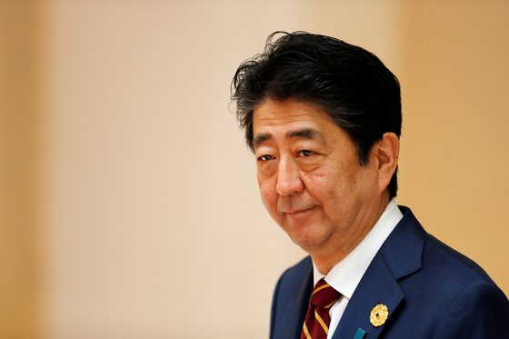 아베 신조 전 일본 총리. 〈사진=로이터 연합뉴스〉