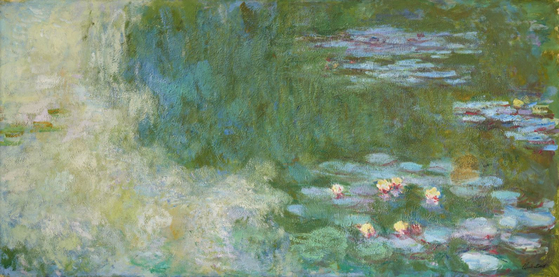 모네, 수련이 있는 연못, 1917-1920, 캔버스에 유채,100x200.5cm, 국립현대미술관 이건희컬렉션